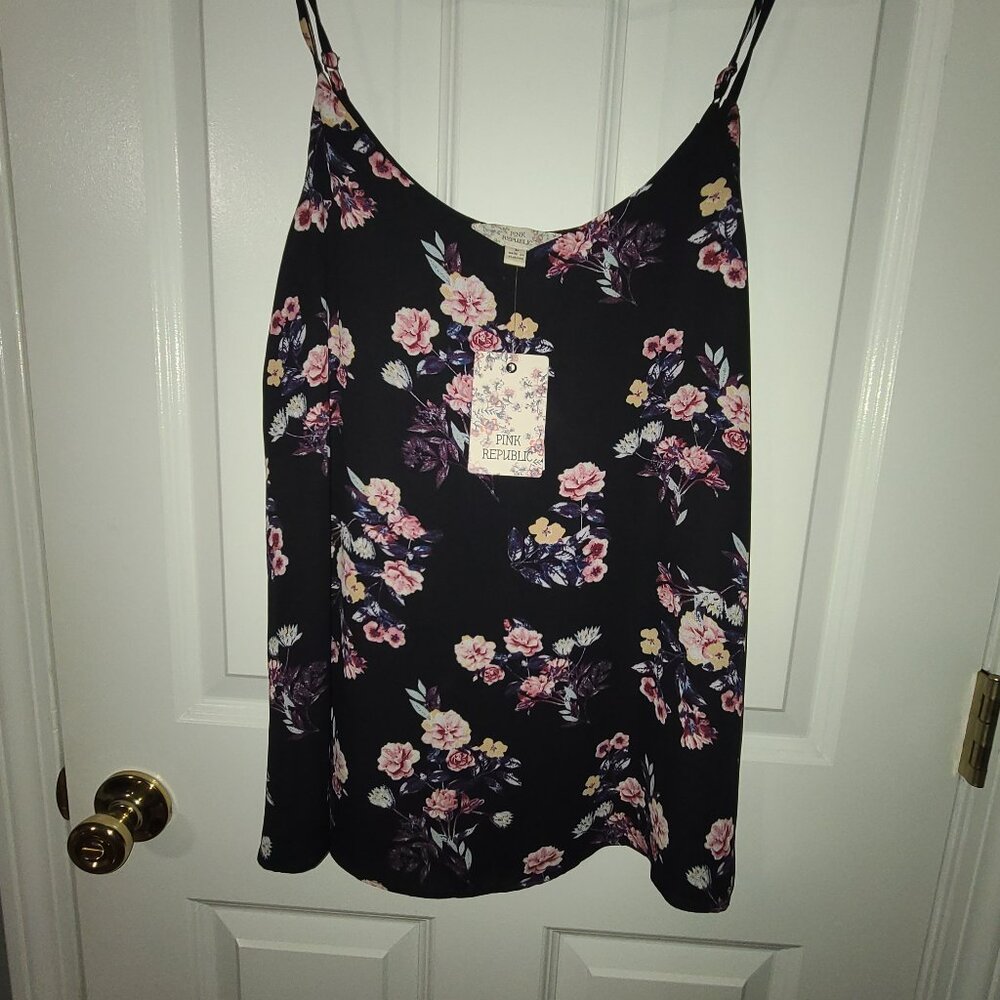 Flotal camisole top